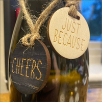 Bespoke Gifting - Personalised Wine Bottle - Bottle Charm 